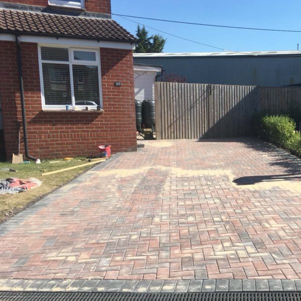 Block paving installation in Warminster
